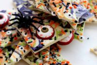 White Chocolate Halloween Bark: Spooky Candy Bark Recipe