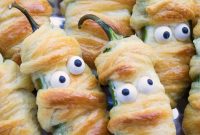 Jalapeño Popper Mummies: Spooky Stuffed Jalapeño Appetizers