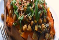 Braised Coconut Chickpeas with Spinach and Lemon Zest