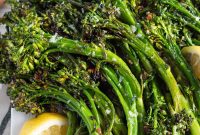 Crispy Grilled Broccolini with Lemon and Garlic