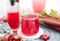 Homemade Rhubarb Syrup Recipe for Cocktails and Desserts