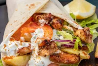Authentic Chicken Gyros with Tzatziki and Crispy Fries