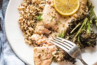 Crispy Baked Rainbow Trout with Lemon and Herbs