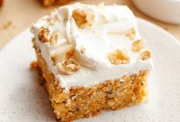 Mini Carrot Cakes with Cream Cheese Frosting (Butter-Free)