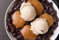 Blueberry Cherry Balsamic Cobbler Recipe for Summer Baking