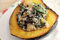 Acorn Squash Boats Stuffed with Quinoa — Winter Squash Recipe