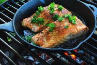 Perfectly Seared Salmon in a Cast Iron Skillet