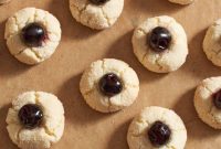 Amaretti Cookies with Maraschino Cherry Cocktail Twist