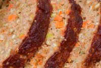 Thanksgiving Turkey Meatloaf with Cranberry Glaze