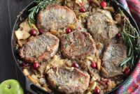 Apple Cranberry Skillet Pork Chops — AIP Paleo Recipe