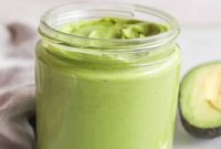 Creamy Avocado Dressing and Dip Recipe for Salads & Snacks