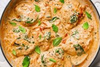 Creamy Sun-Dried Tomato Chicken Thighs Recipe