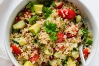 Summer Glow Quinoa Salad with Citrus, Avocado & Herbs