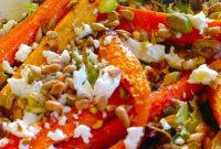 Roasted Carrot Farm Salad with Tangy Citrus Vinaigrette