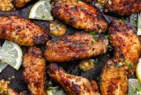 Zesty Lemon Garlic Chicken Wings Recipe for Crispy Flavor