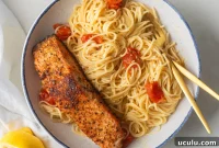 Angel Hair Pasta in Garlic Butter Scampi Sauce Recipe