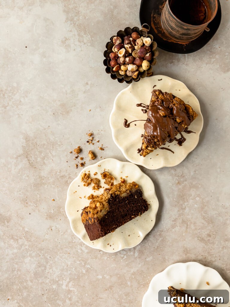 spiced chocolate pear cake