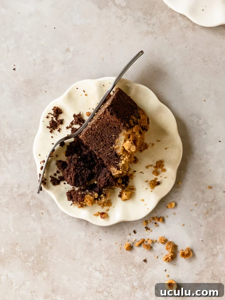 spiced chocolate pear cake