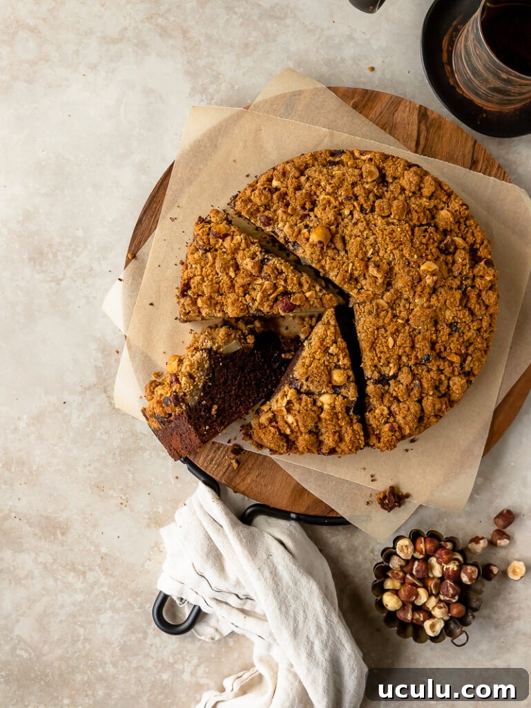 spiced chocolate pear cake