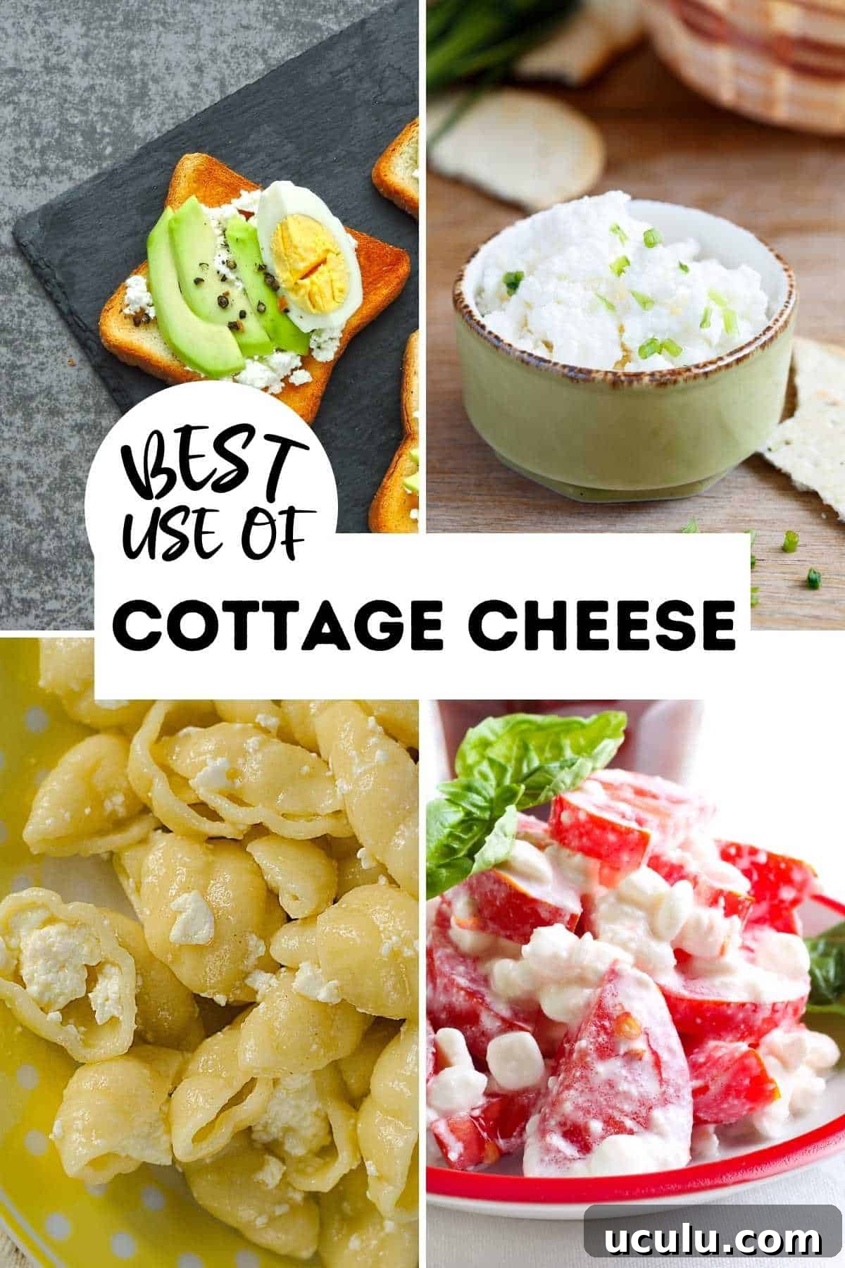 different ways of using cottage cheese in recipes