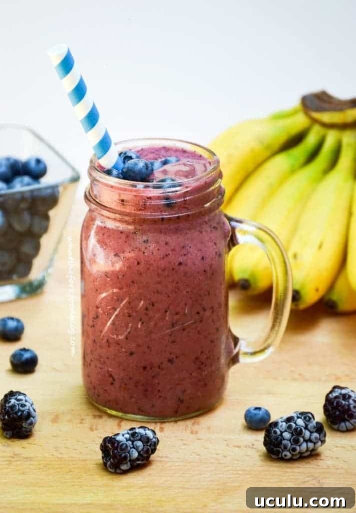 Purple Smoothies from What The Fork Food Blog