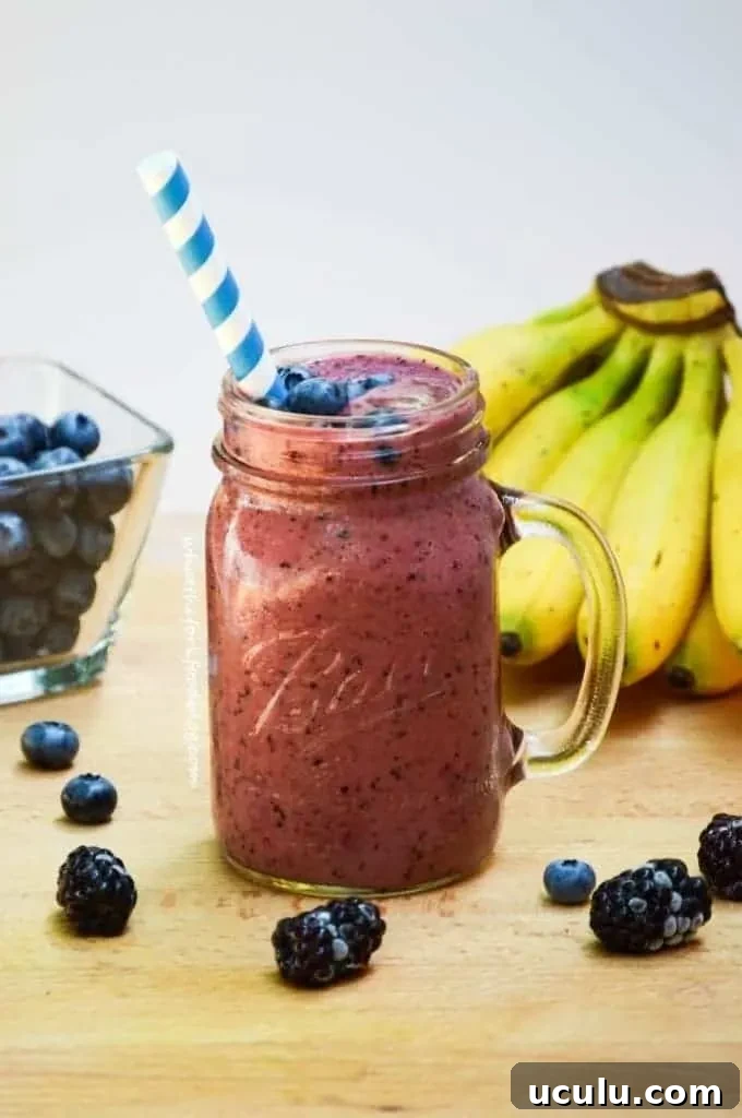 Purple Smoothies from What The Fork Food Blog