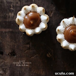Carmel Brownie Tarts