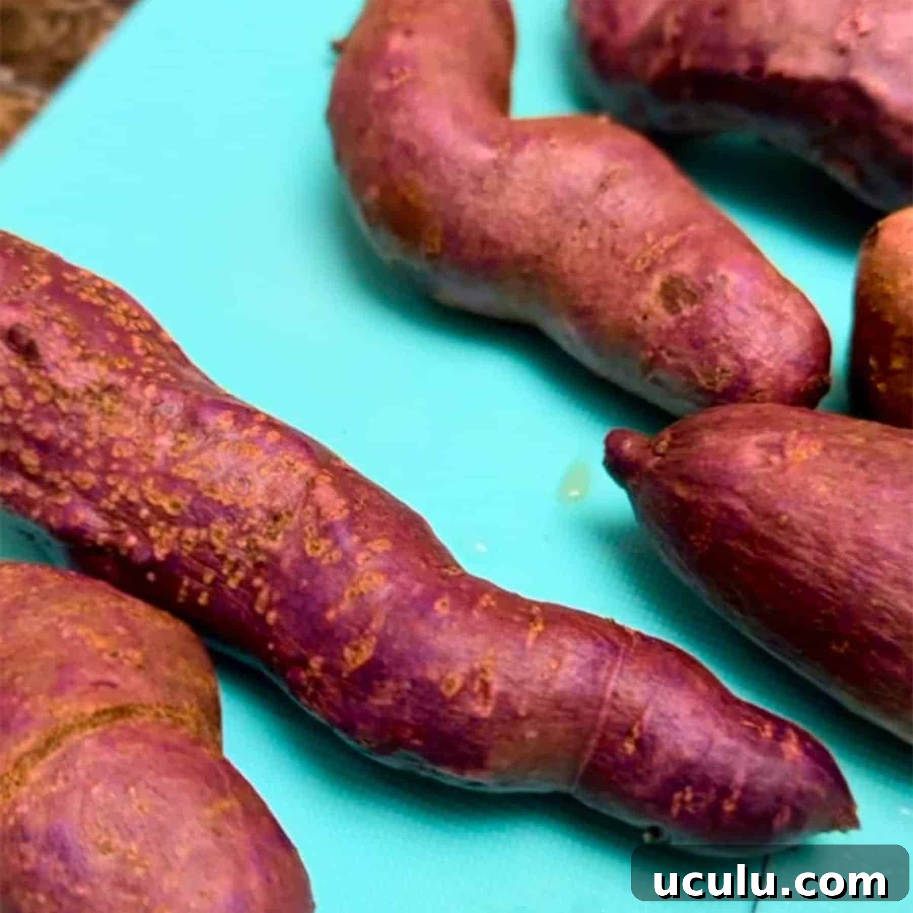 Stokes purple sweet potatoes with deep purple skin—key ingredient for Black folks’ purple sweet potato pie recipe by The Soul Food Pot®
