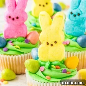 Peeps cupcakes