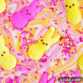 Peeps bunny bark