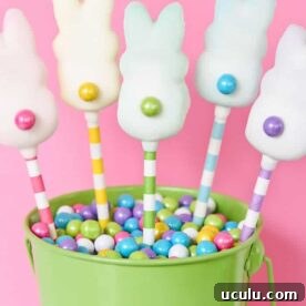 Easter peeps pops