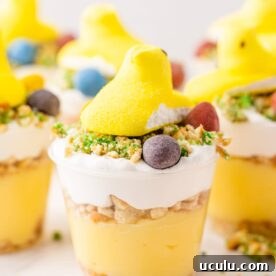 Peeps pudding cups