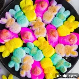 Peeps smores dip
