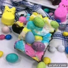 Peep brownies