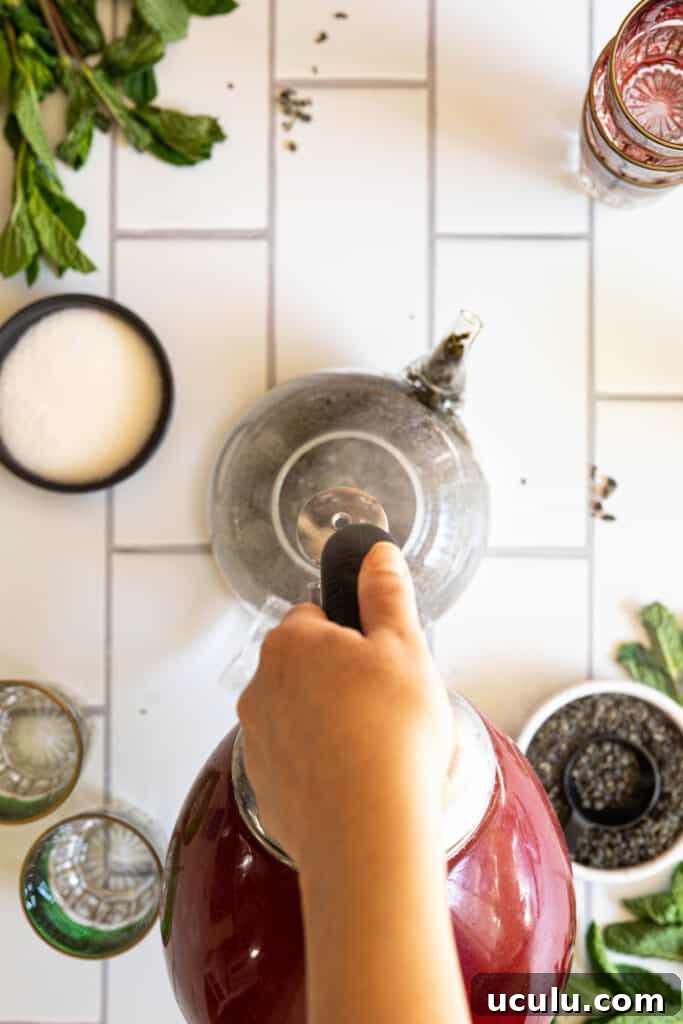 a kettle pouring water
