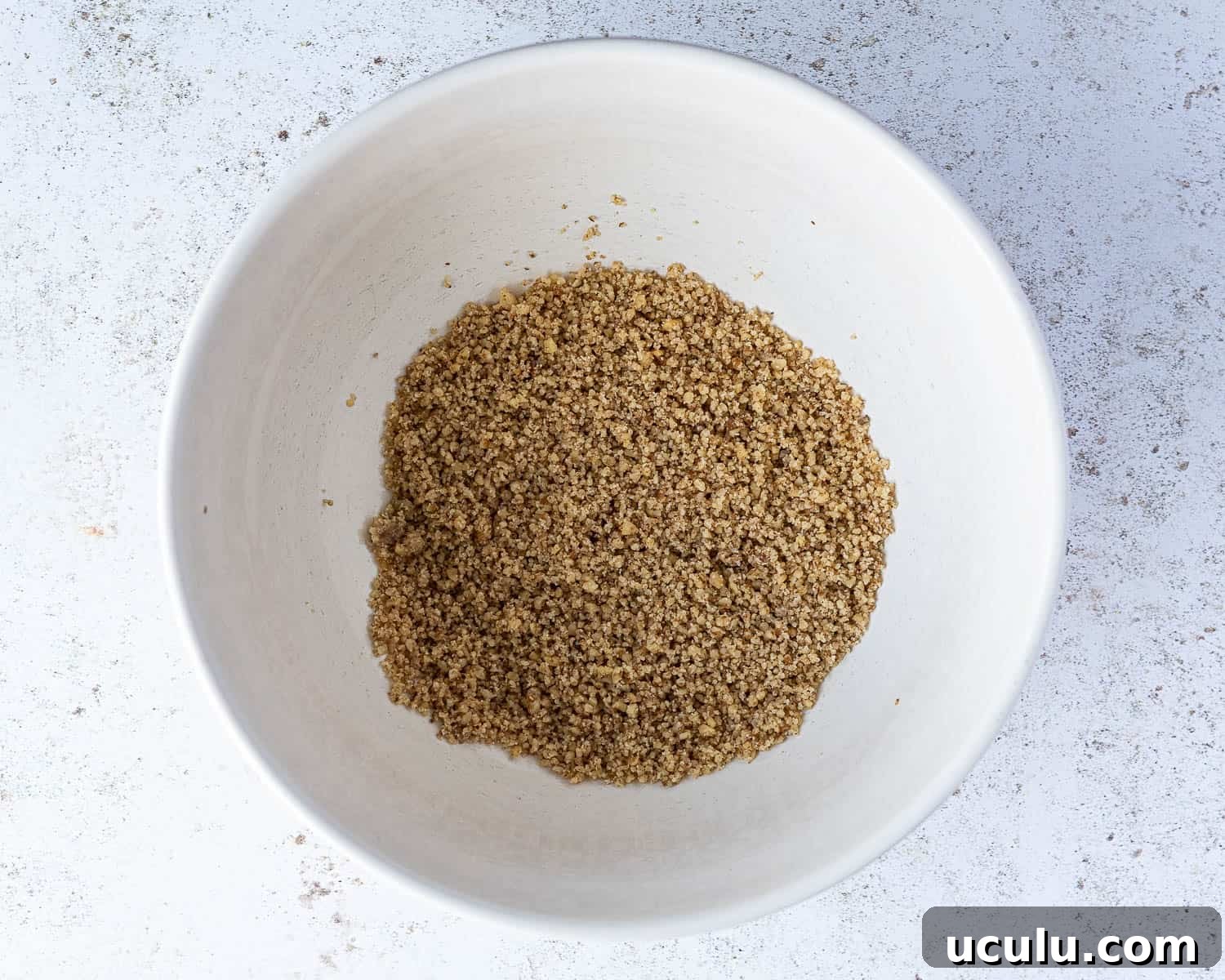 step 2 - the ground walnuts.