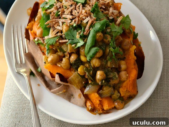 coconut braised chickpeas 1