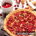 Gluten-free Cranberry & Walnut Tart