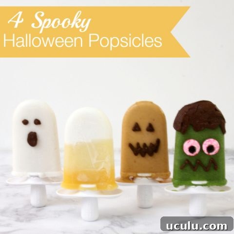 4 Spooky Halloween Popsicles