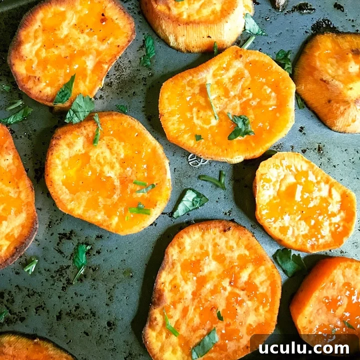peeled and sliced sweet potatoes