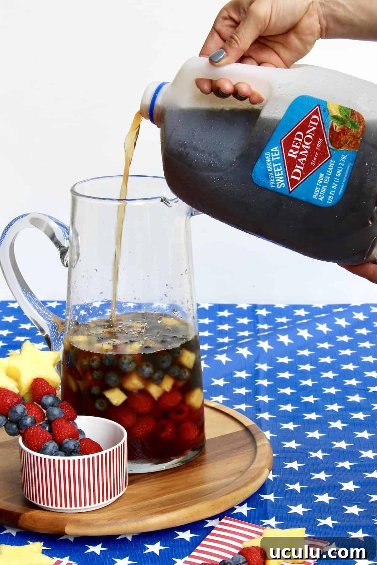 Sparkling Sweet Tea Sangria