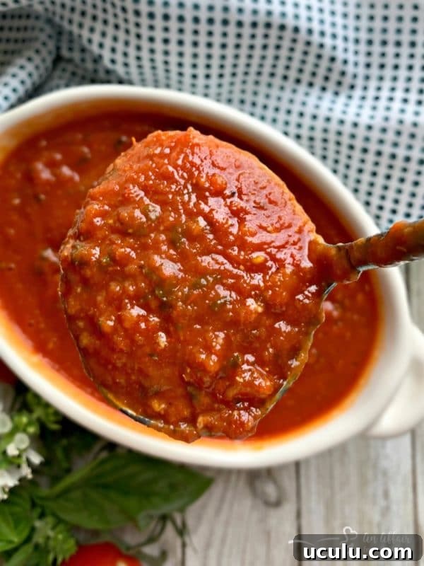 Simple Homemade Marinara Sauce