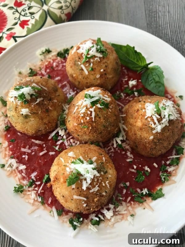 Arancini - Three Cheese Fried Risotto Balls