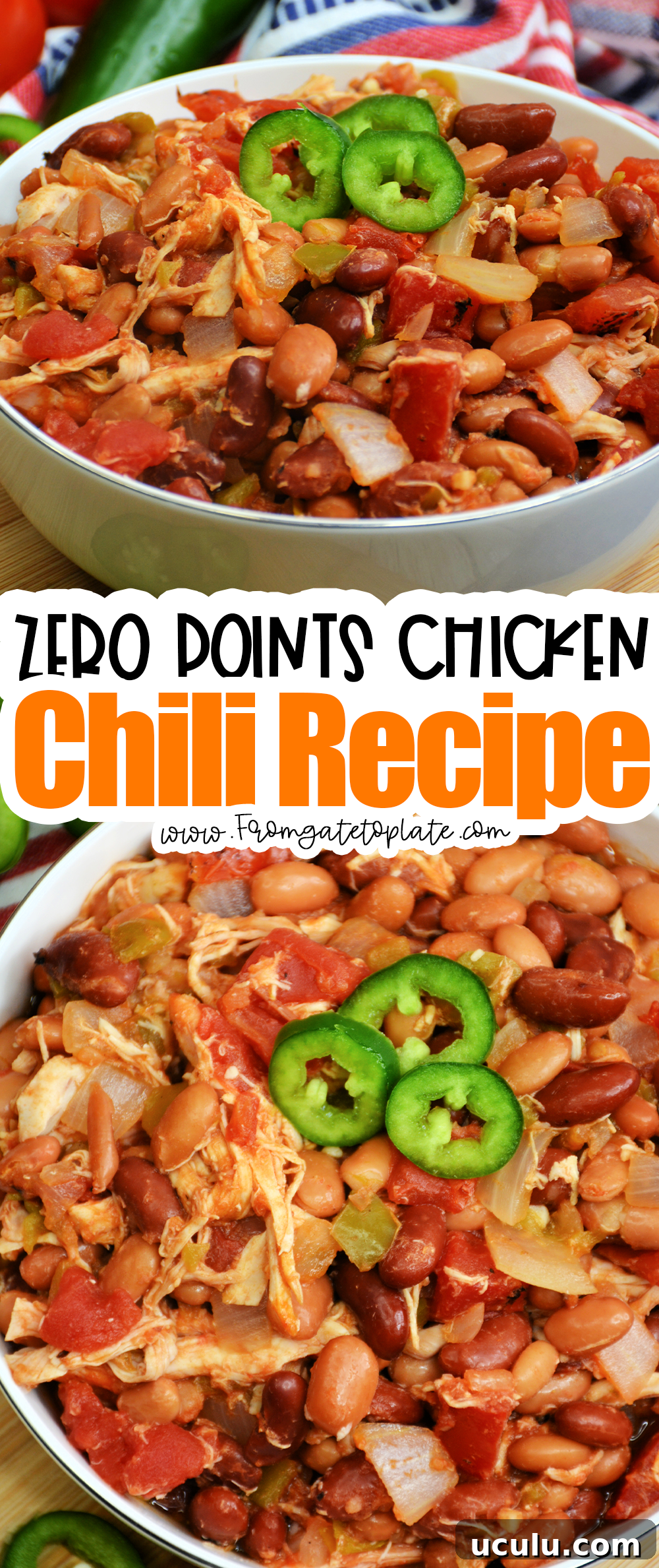 Zero Points Chicken Chili Recipe