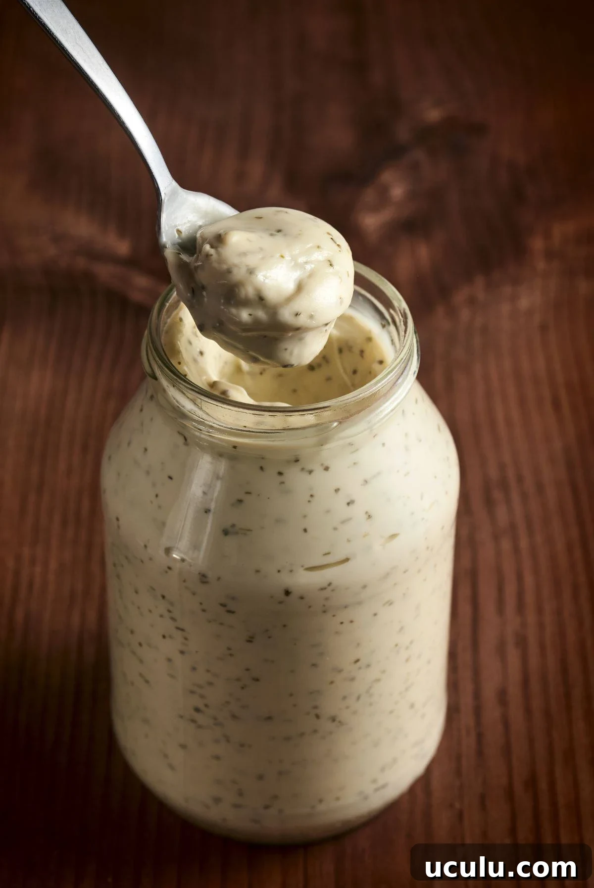 Mayo based dressing for potato & egg salad.