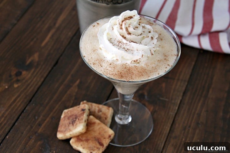 Tiramisu Martini in glass