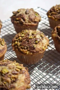 Pistachio Nutella Muffins