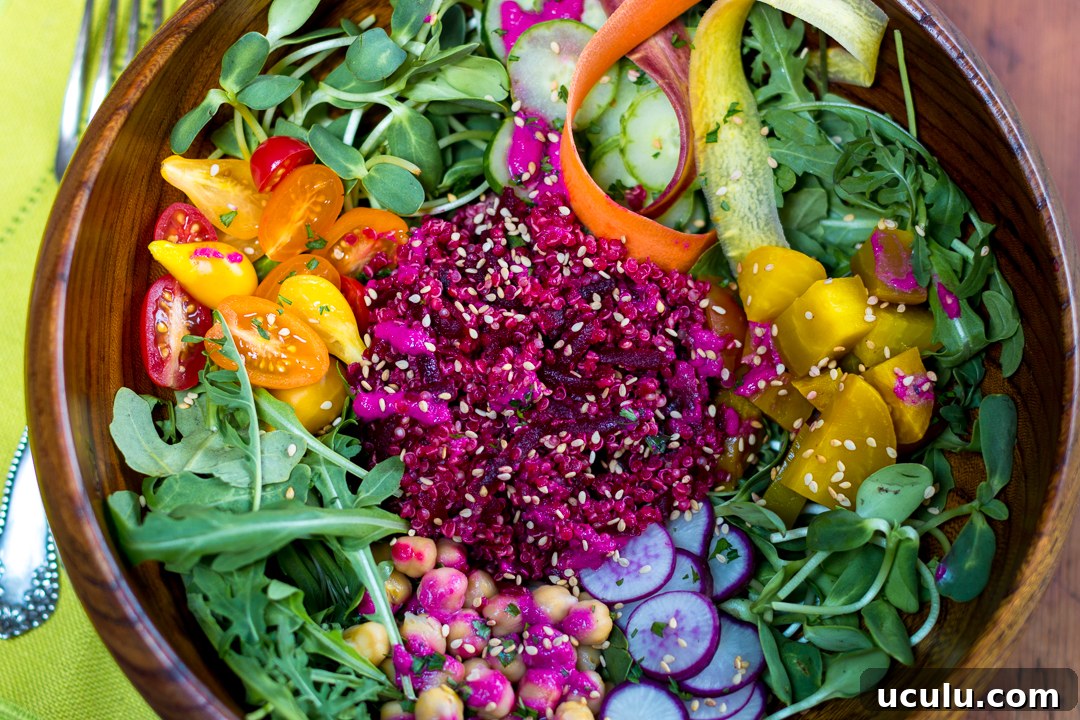 Buddha Bowl With Beets, Quinoa and a Bevy of Vegetables