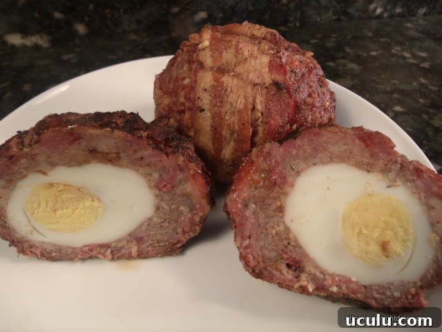 Scotch Eggs Texas Style pellet grill recipe BBQ smoker