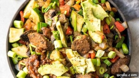 Easy Vegan Breakfast Skillet Recipe - Running on Real Food